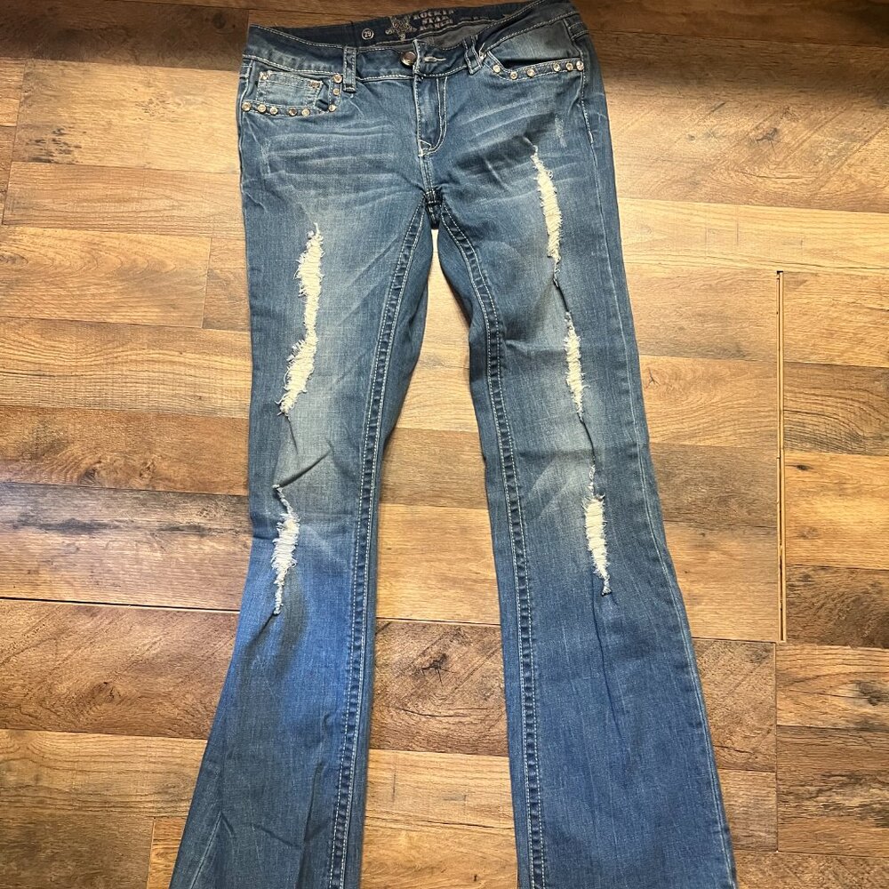 Rockin Star  Ranch  jeans 31x34 - Picture 2 of 5